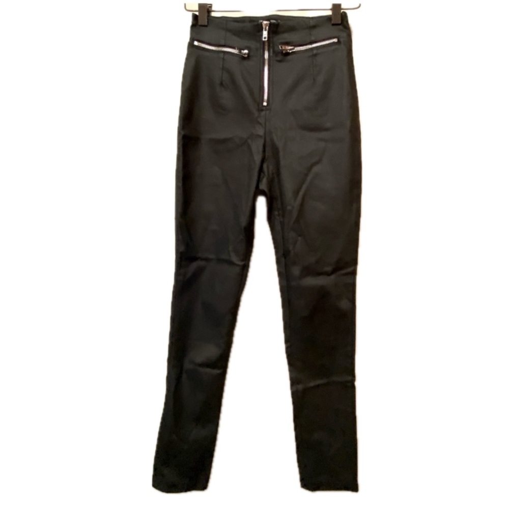 Princess Polly High Waisted Faux Leather Pants  *Smoke free/pet free home